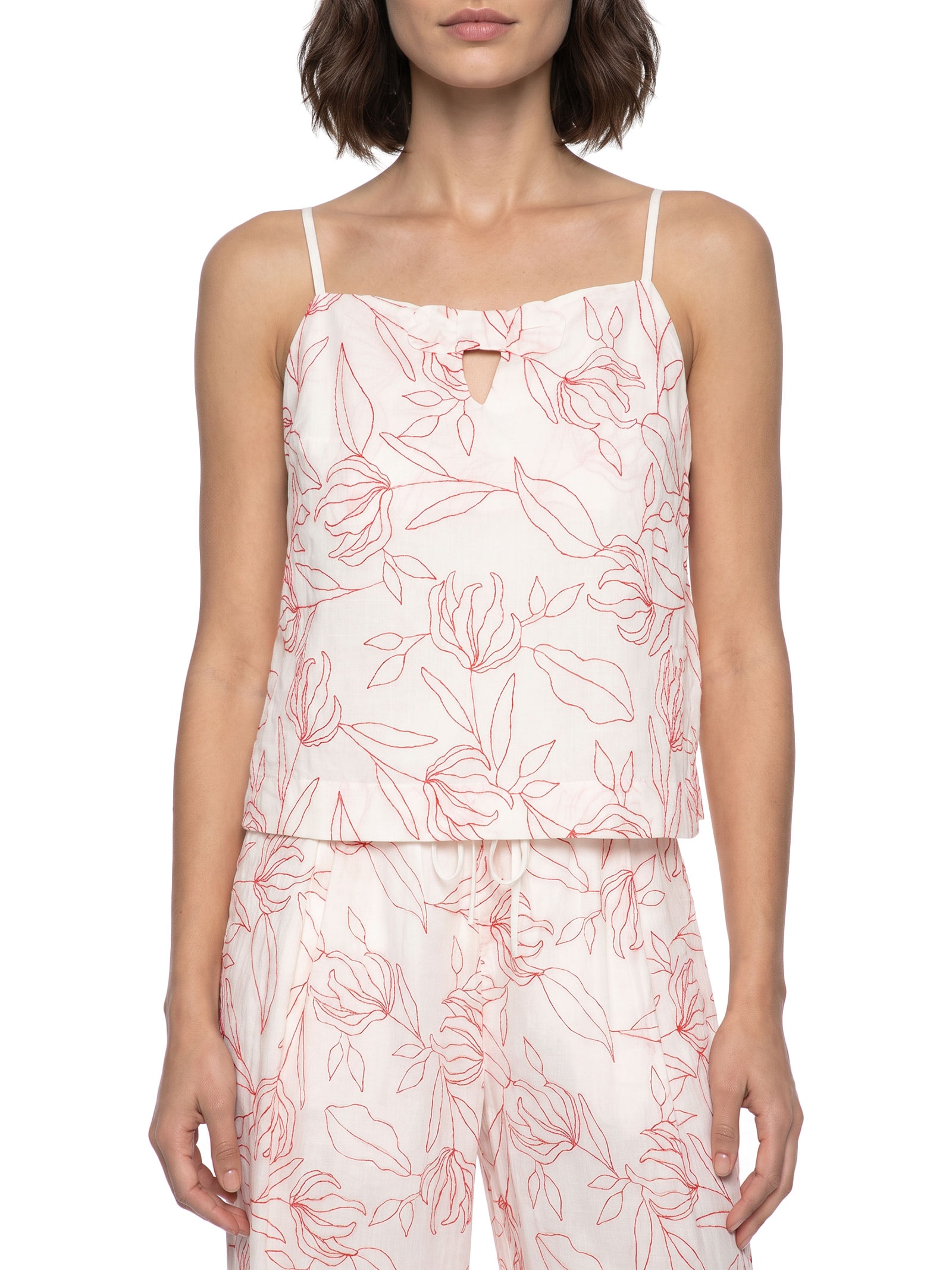 Blusa Feminina Bordada Branco Colcci