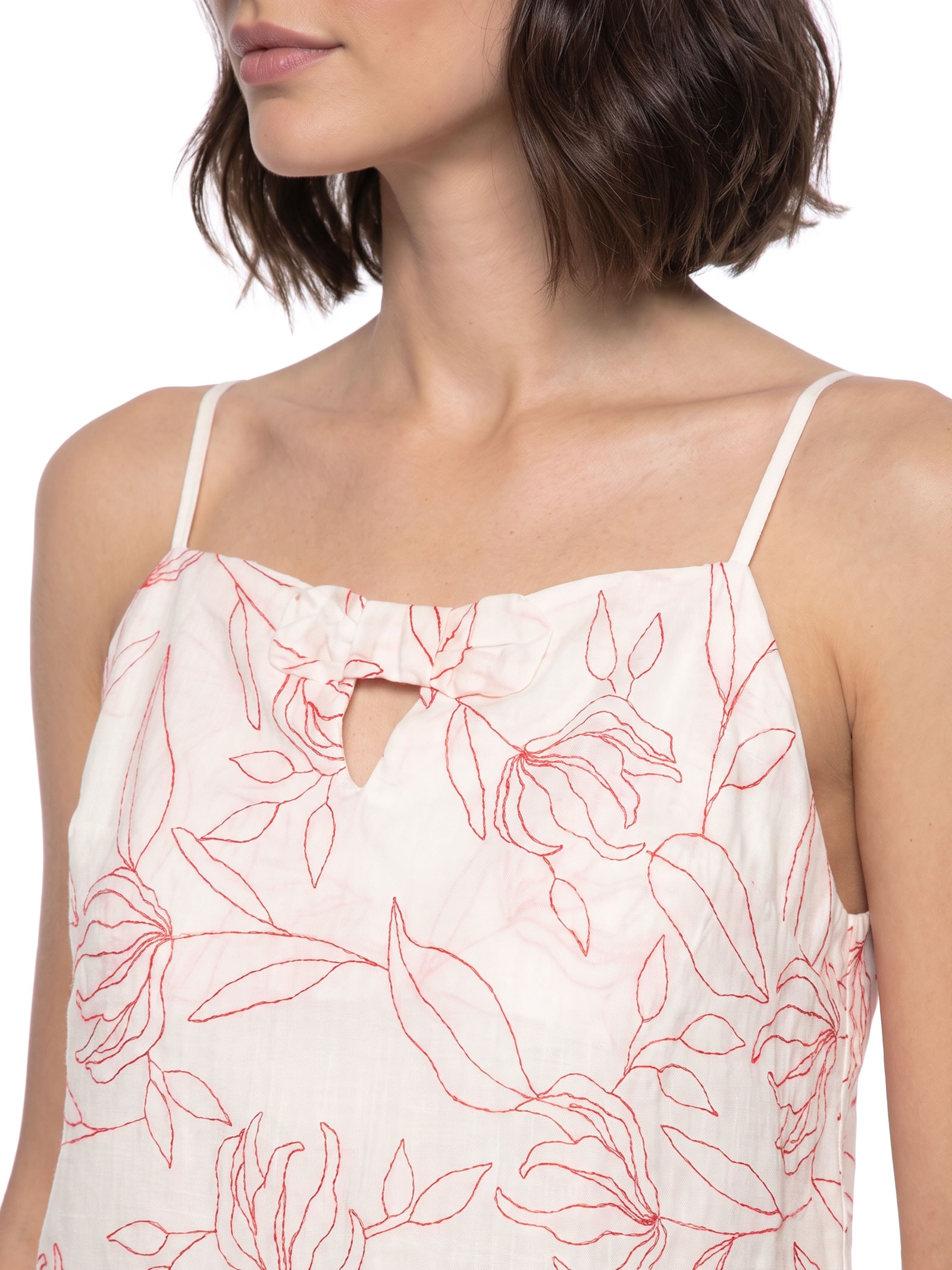 Blusa Feminina Bordada Branco Colcci