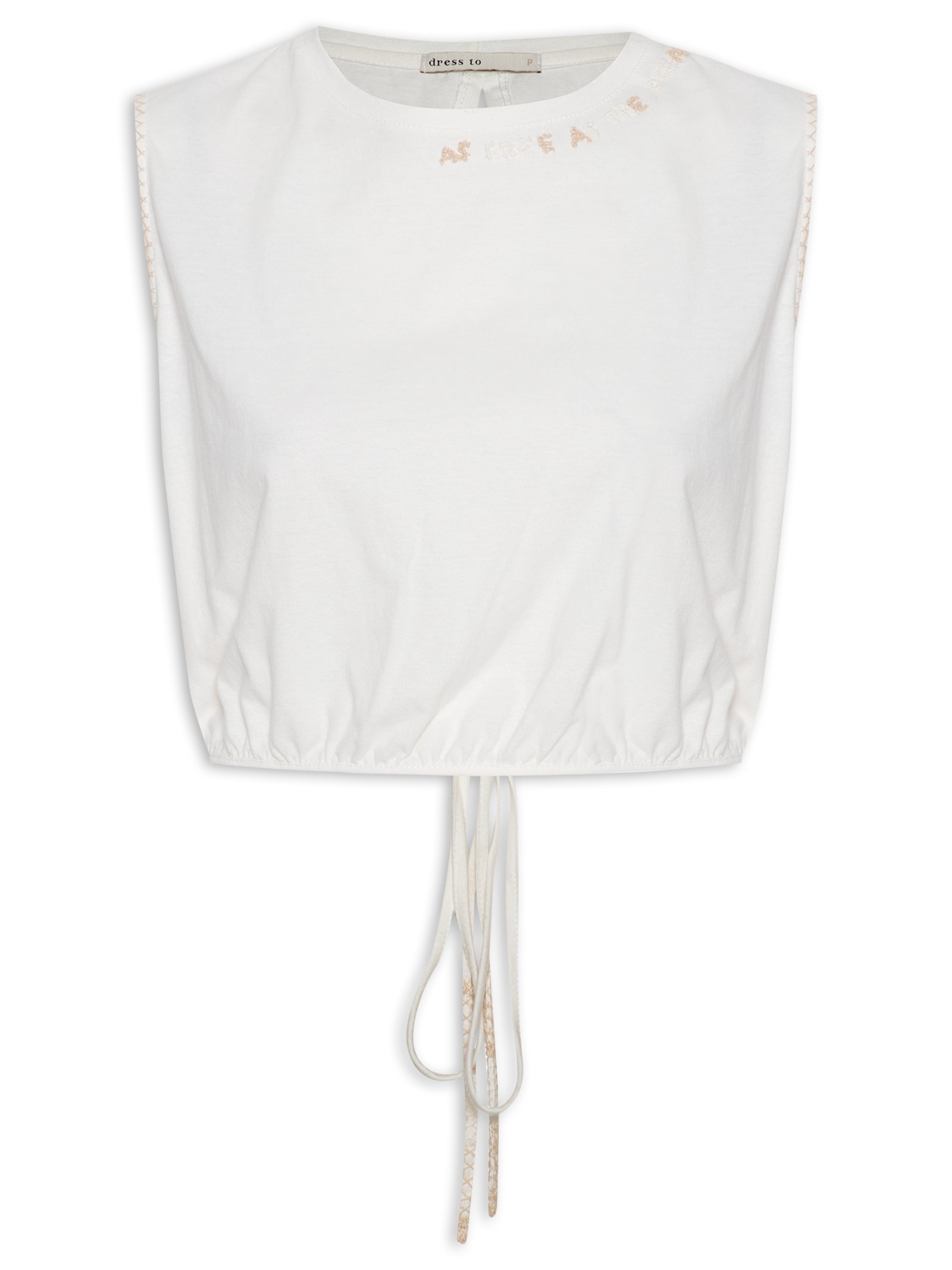 Blusa Feminina Bordado Marinheiro Off White Dress To