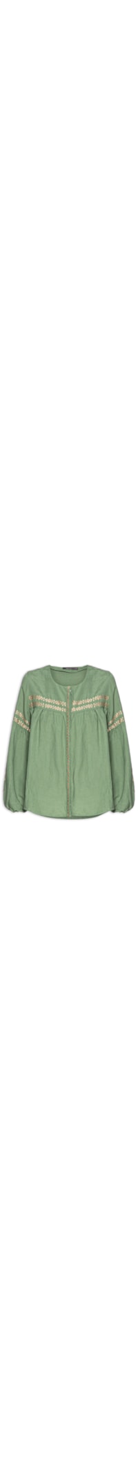 Blusa Feminina Bordado Raja - Verde