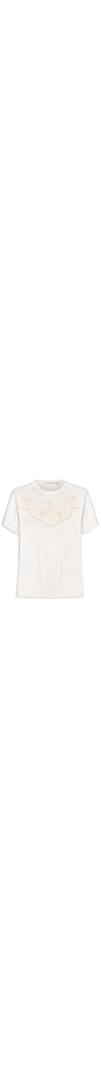Blusa Feminina Bordado Rechilieur - Branco