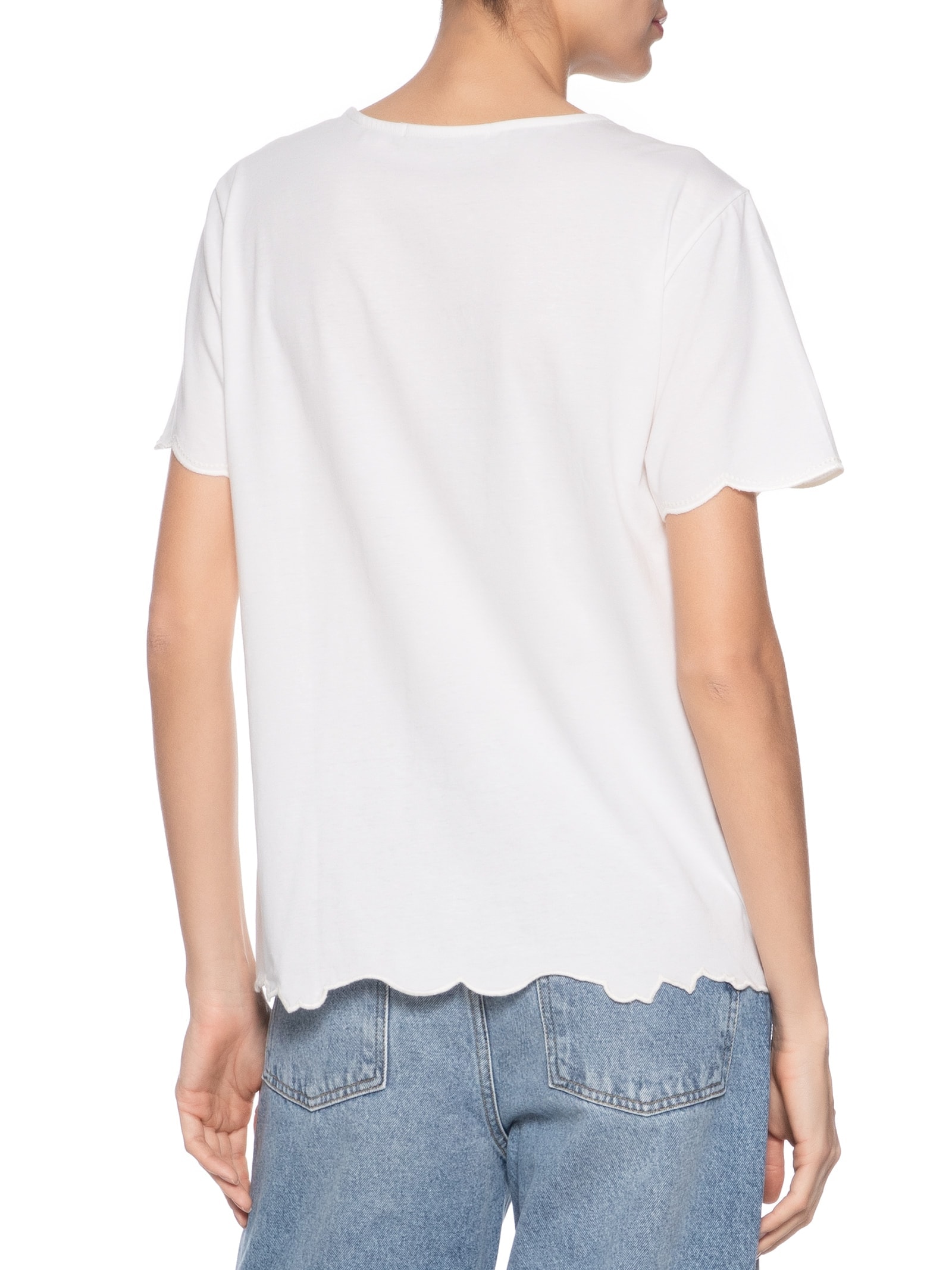 Blusa Feminina Bordado Richilieu Branco Maria Filó