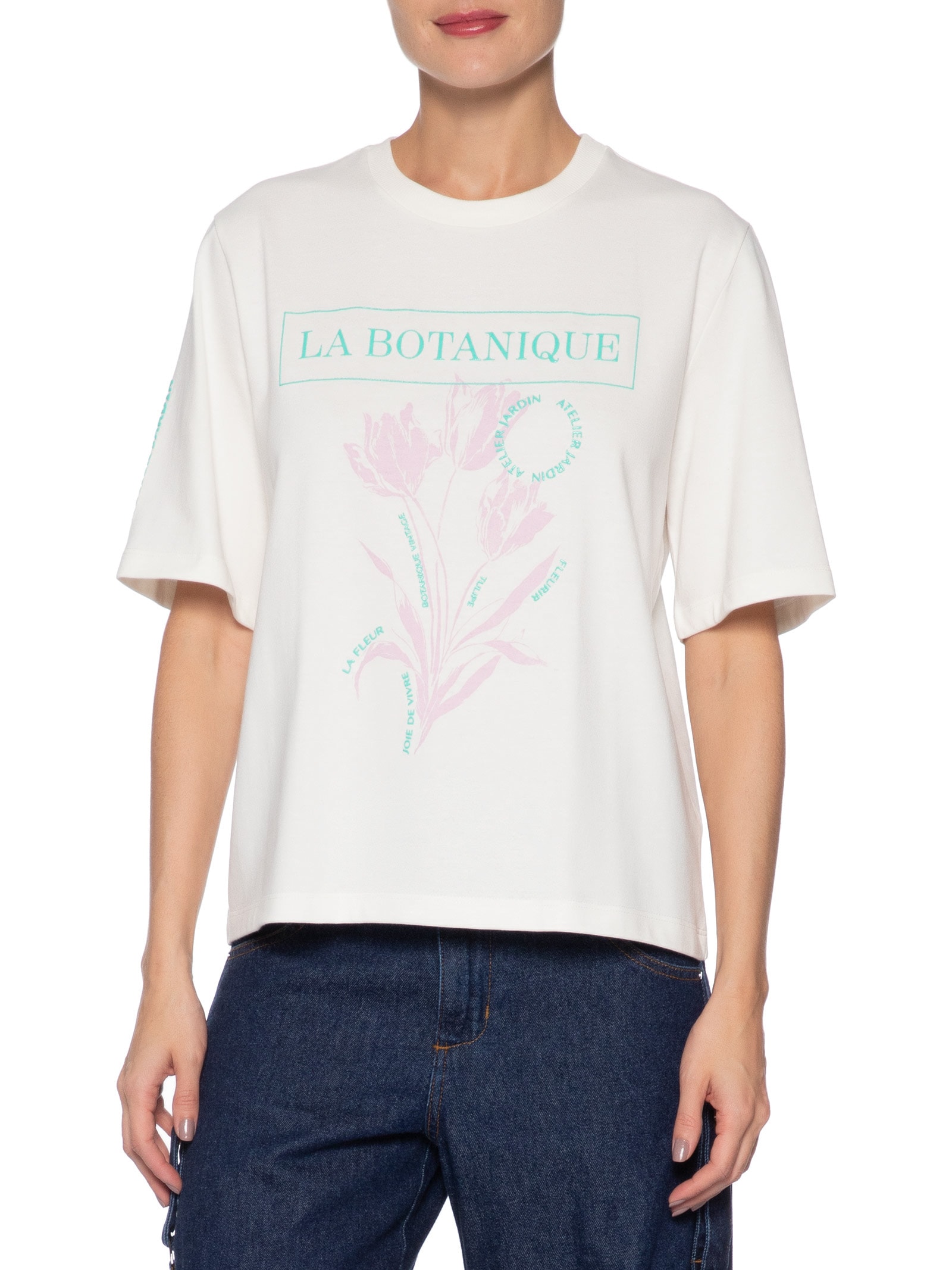 Blusa Feminina Botanic Branco Le Lis