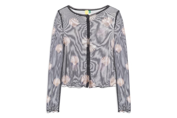 Blusa Feminina Botões Conchita - Preto