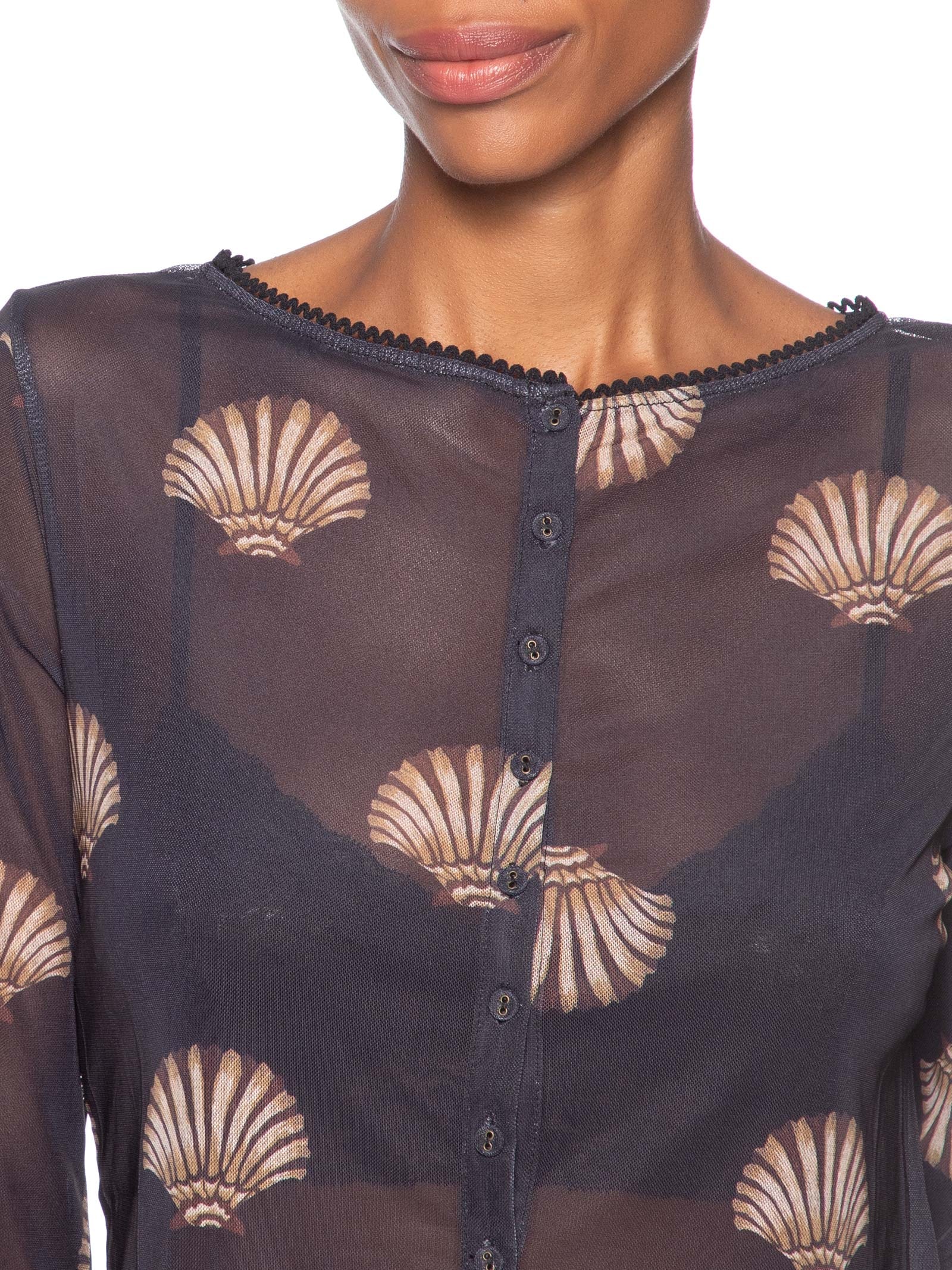 Blusa Feminina Botões Conchita Preto Farm