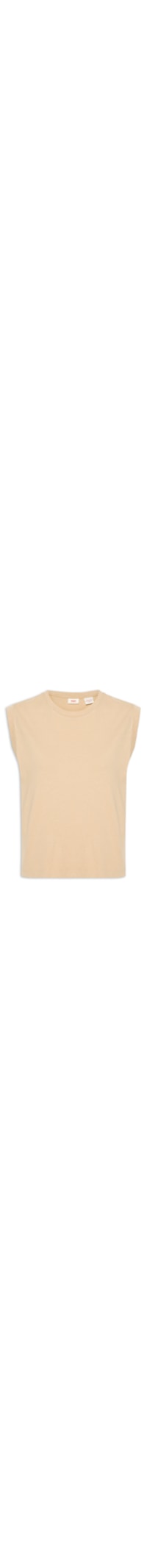 Blusa Feminina Boxy Tank - Bege