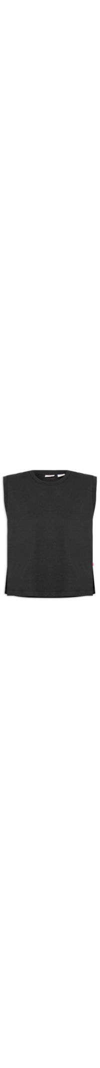 Blusa Feminina Boxy Tank - Preto
