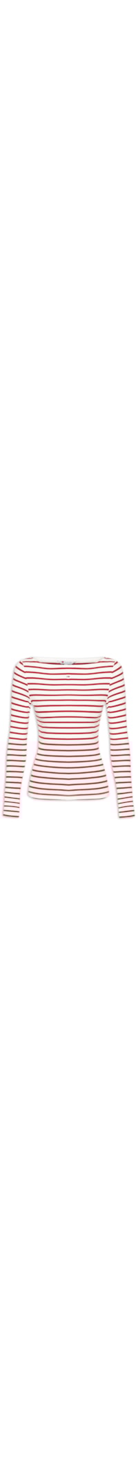 Blusa Feminina Breton Stripe LS - Vermelho