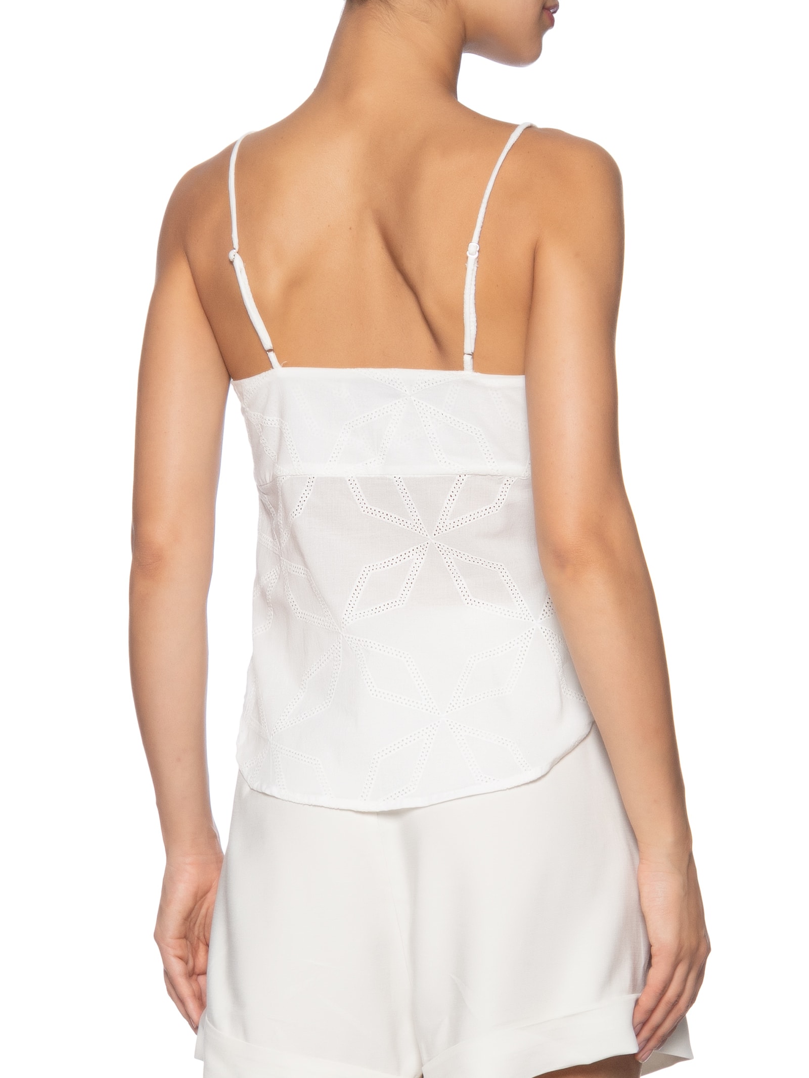 Blusa Feminina Busto Torcido Branco Dress To