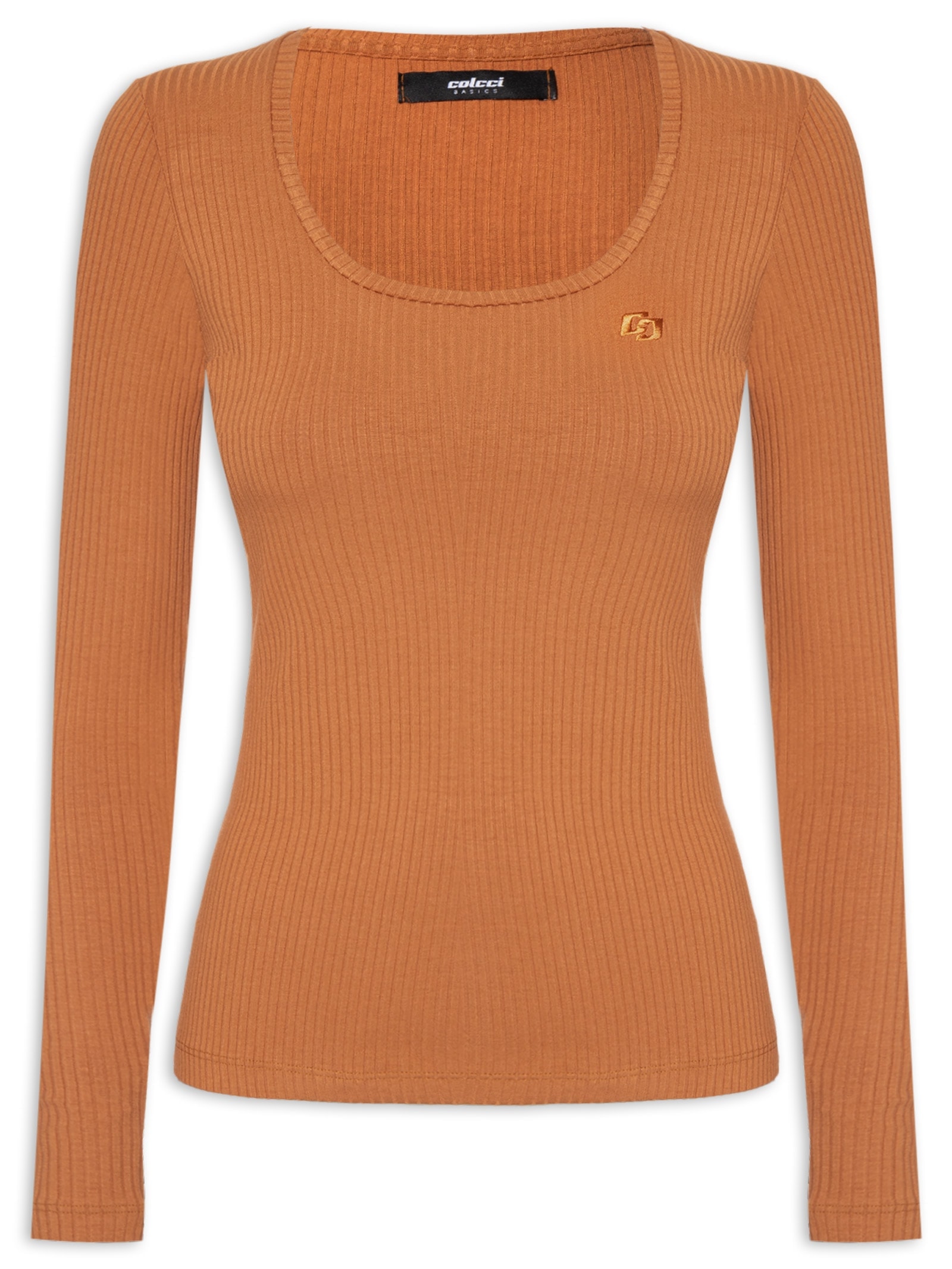 Blusa Feminina Canelada Bege Colcci