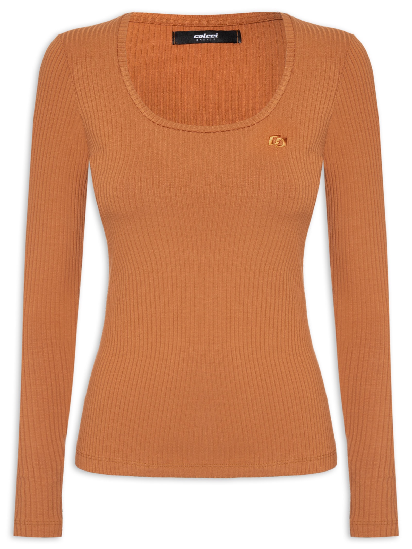 Blusa Feminina Canelada Bege Colcci