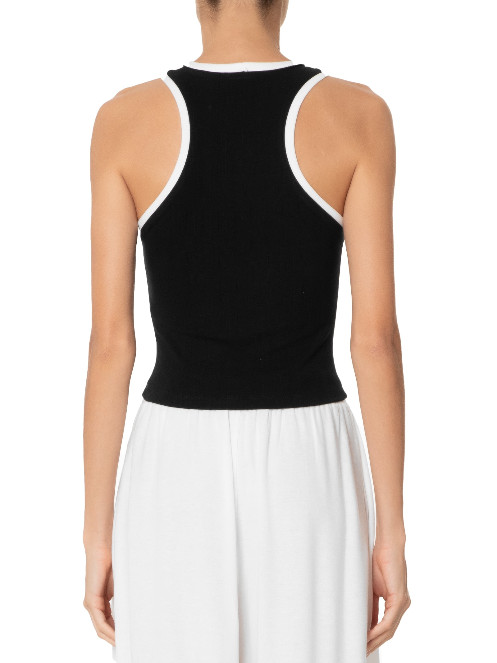 Blusa Feminina Canelada Bordado Summer Club Preto Dress To