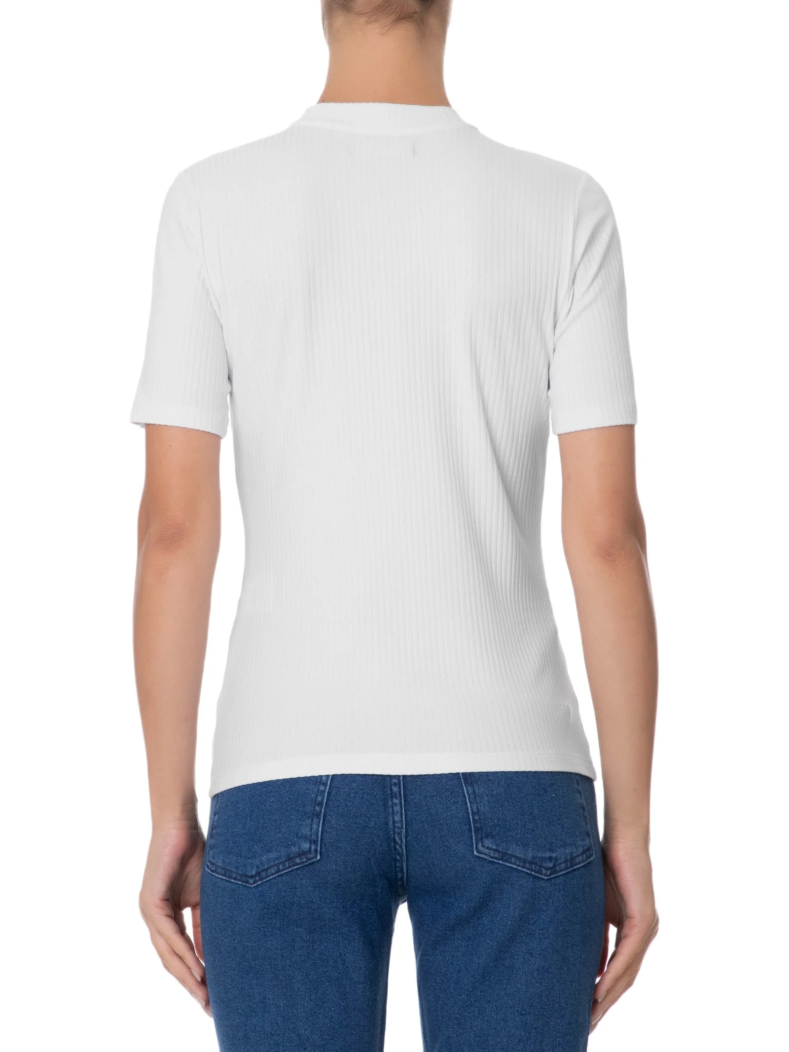 Blusa Feminina Canelada Branco Colcci