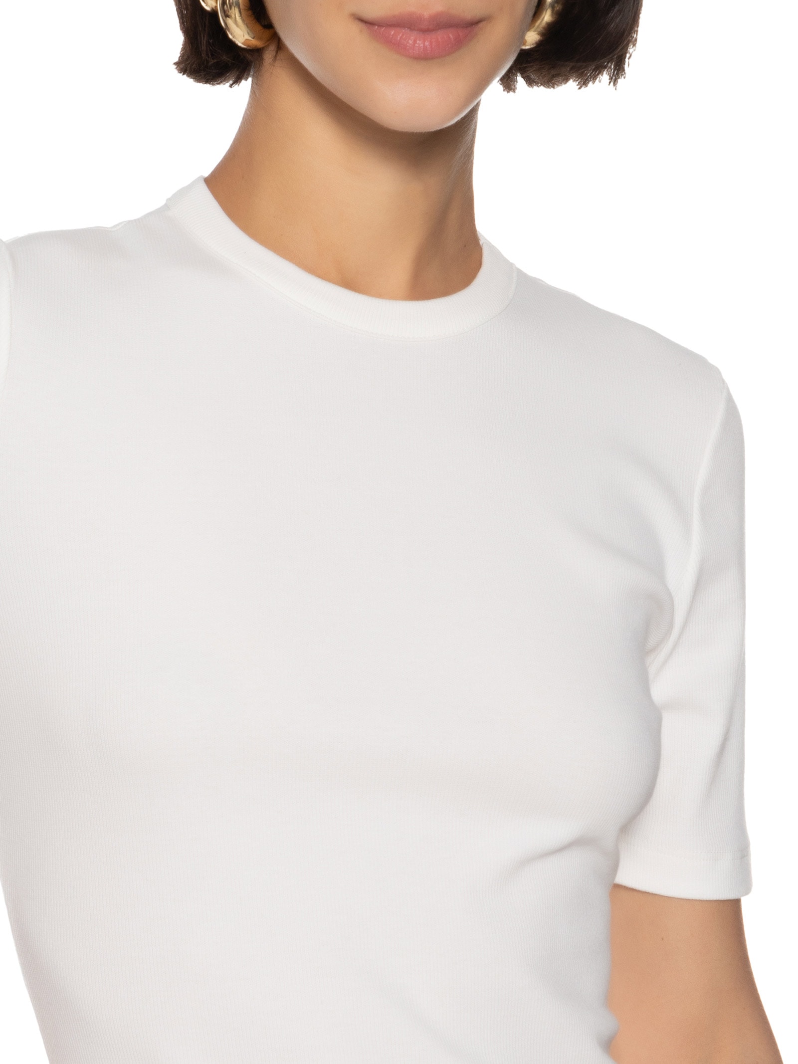 Blusa Feminina Canelada Branco  Colcci