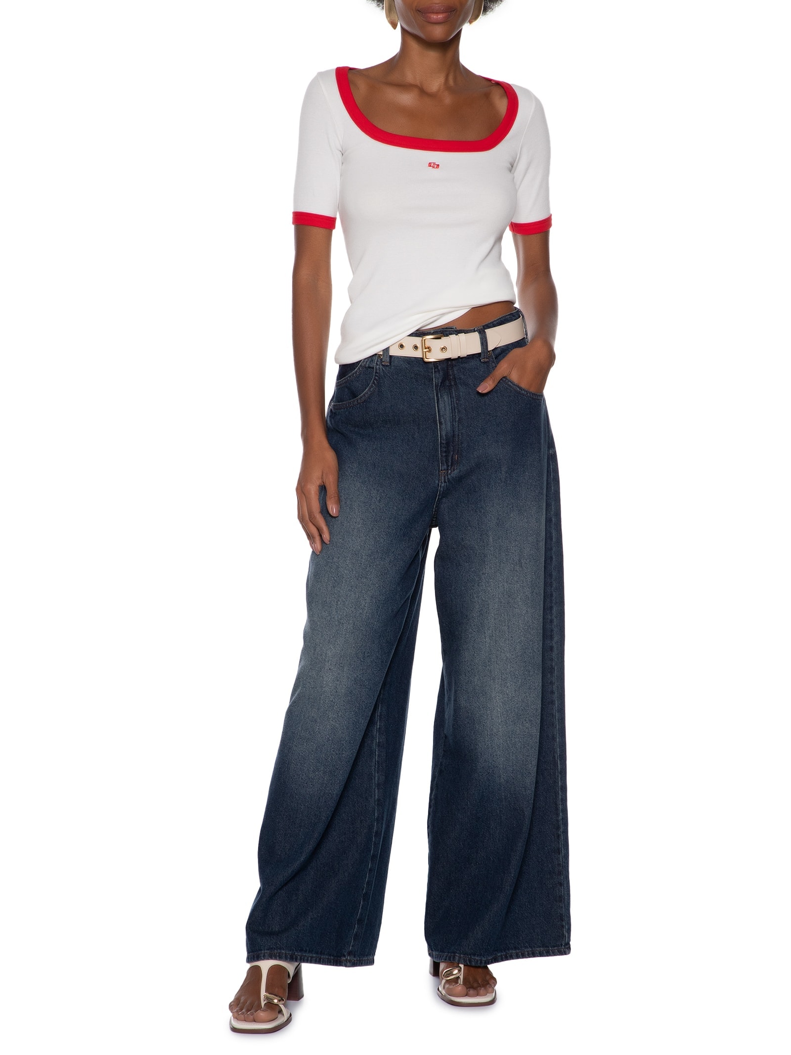 Blusa Feminina Canelada Branco Colcci