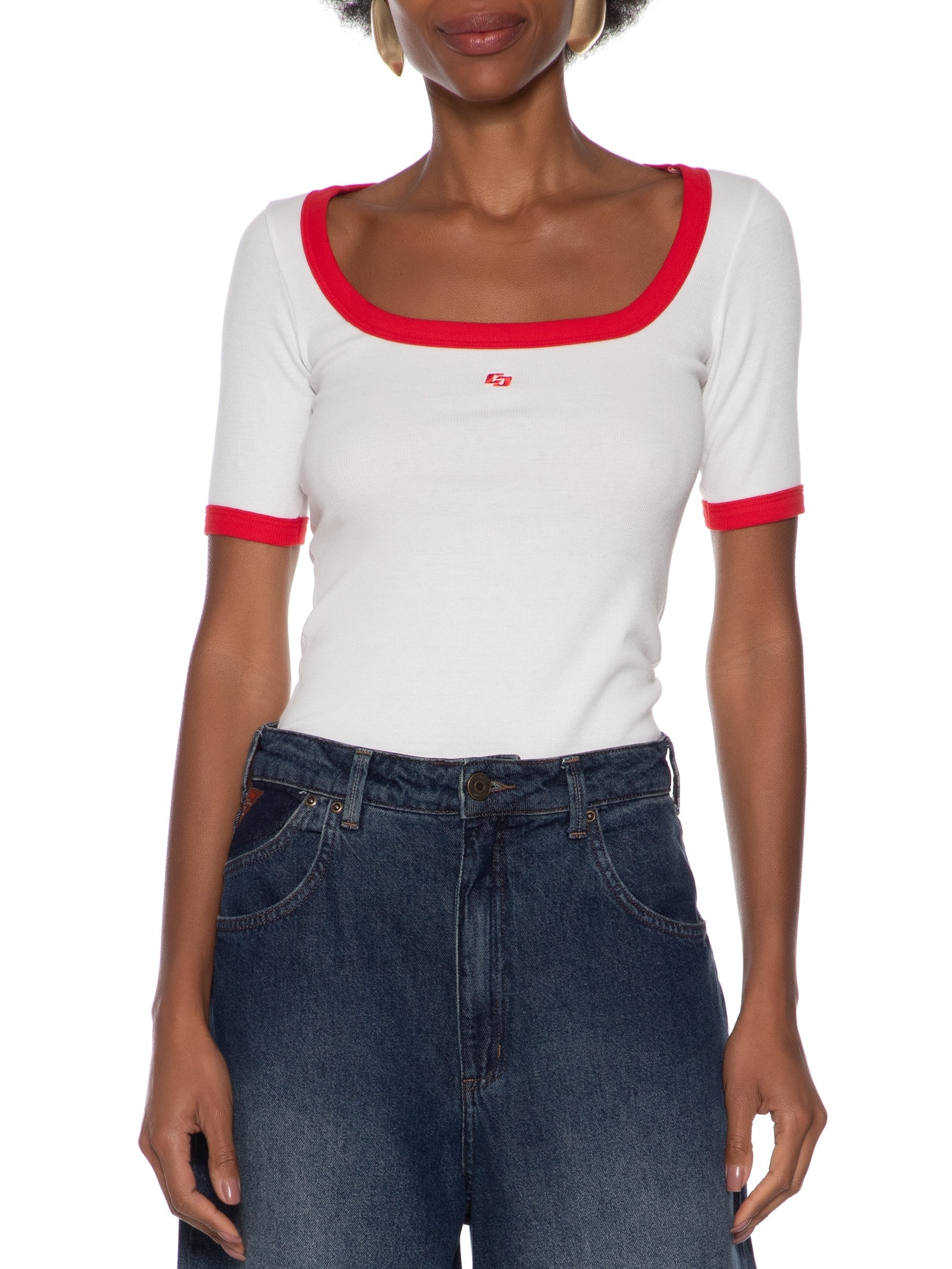 Blusa Feminina Canelada Branco Colcci