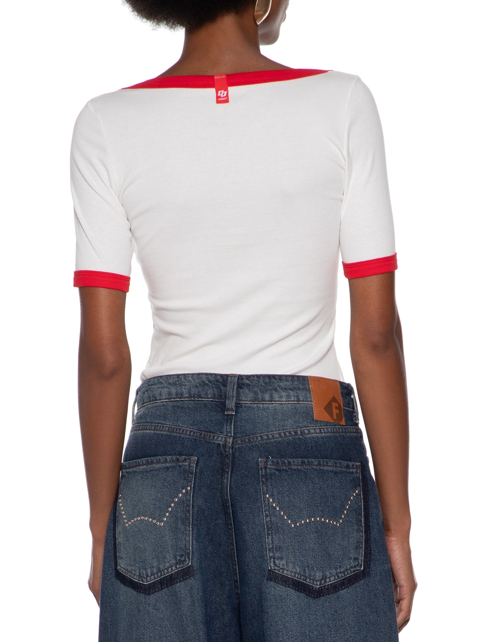 Blusa Feminina Canelada Branco Colcci