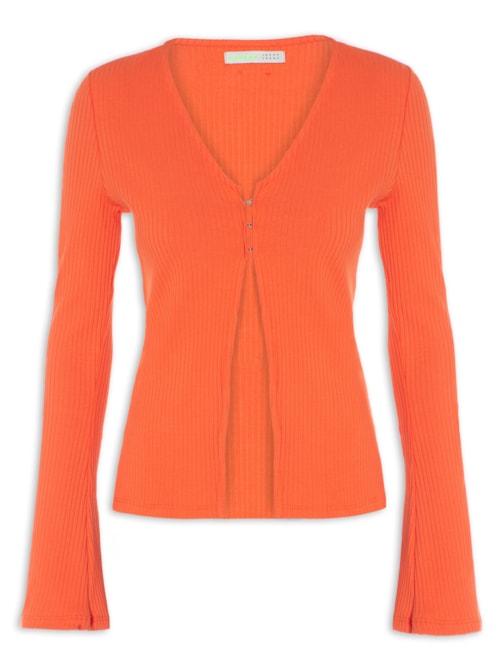 Blusa Feminina Canelada – Laranja