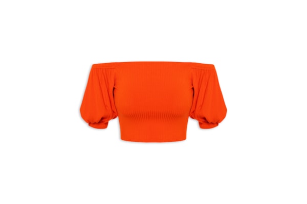 Blusa Feminina Canelada - Laranja