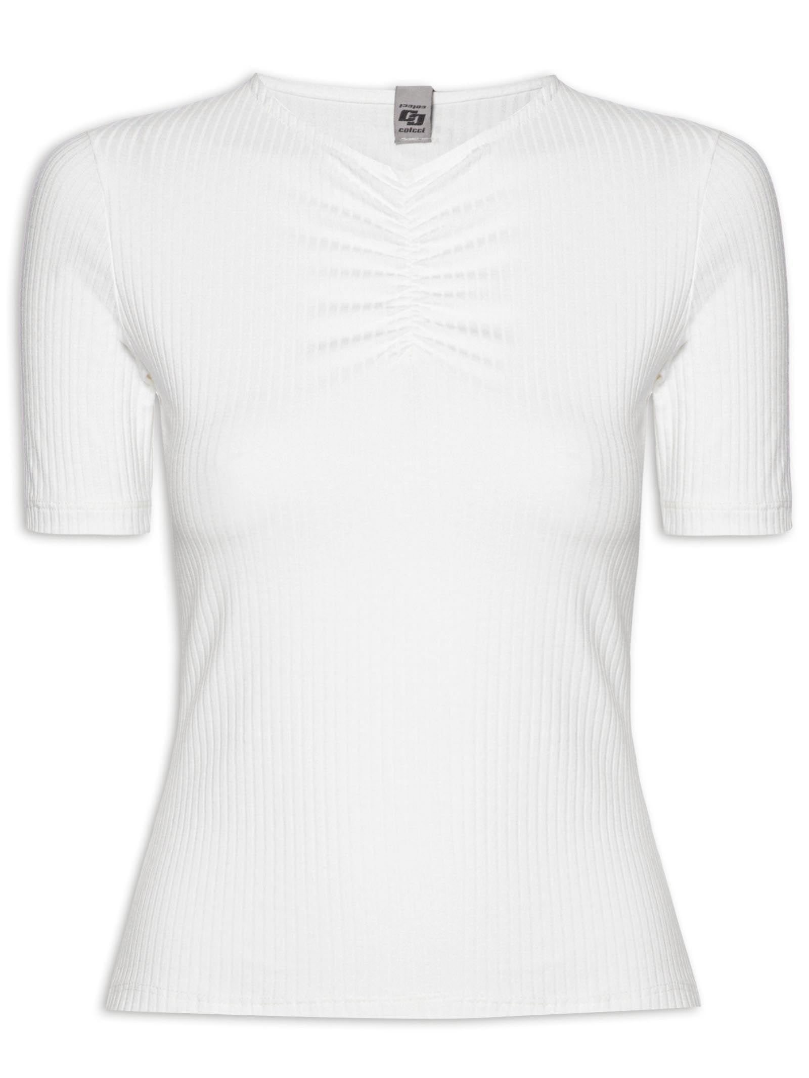Blusa Feminina Canelada Off White Colcci