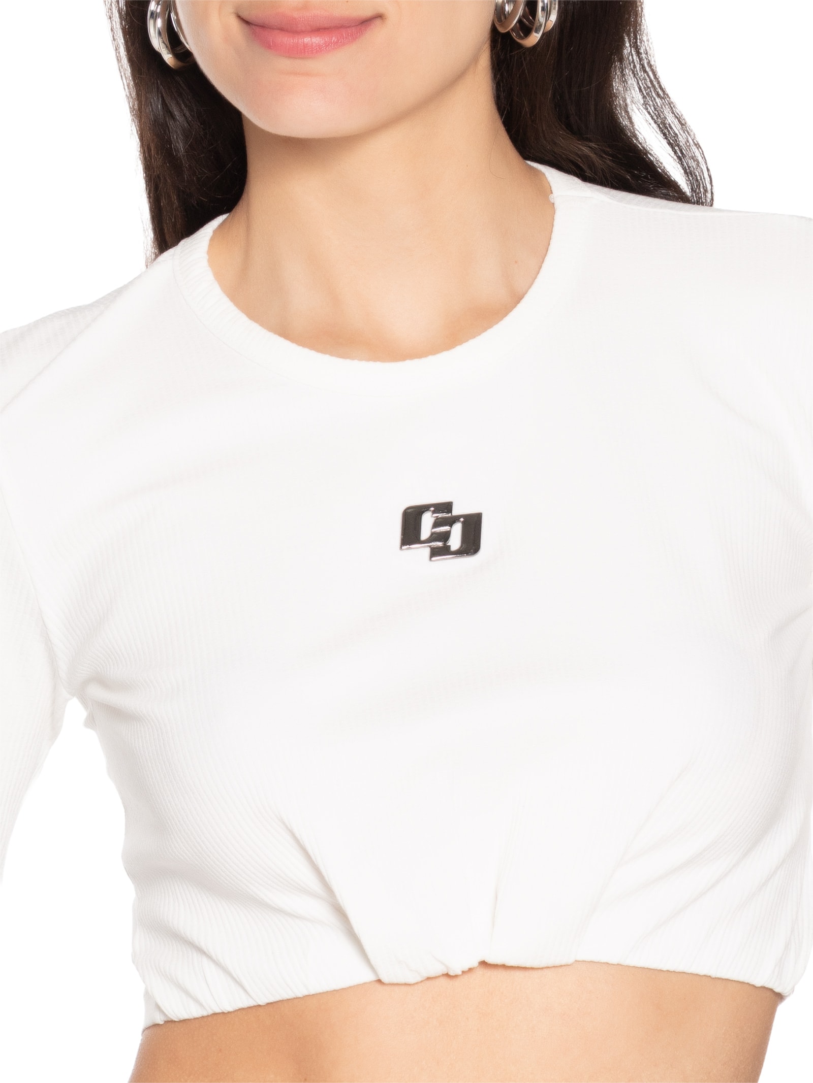 Blusa Feminina Canelada Off White Colcci