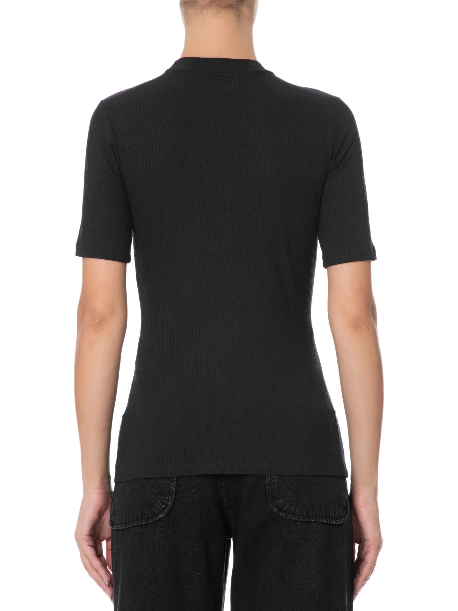 Blusa Feminina Canelada Preto Colcci