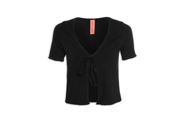 Blusa Feminina Canelada - Preto