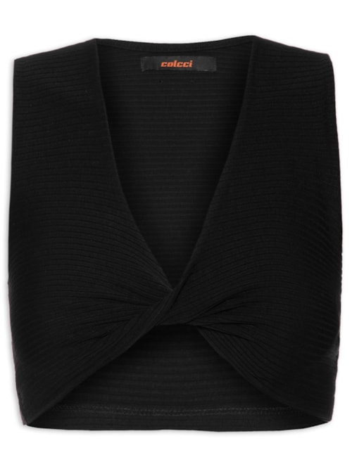 Blusa Feminina Canelada - Preto