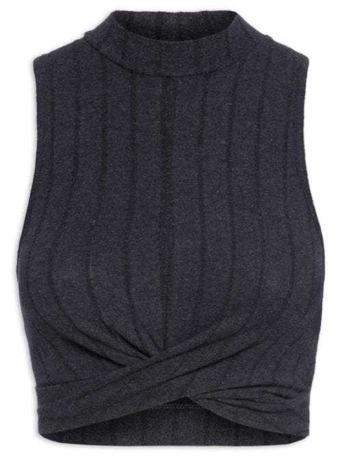 Blusa Feminina Canelada - Preto