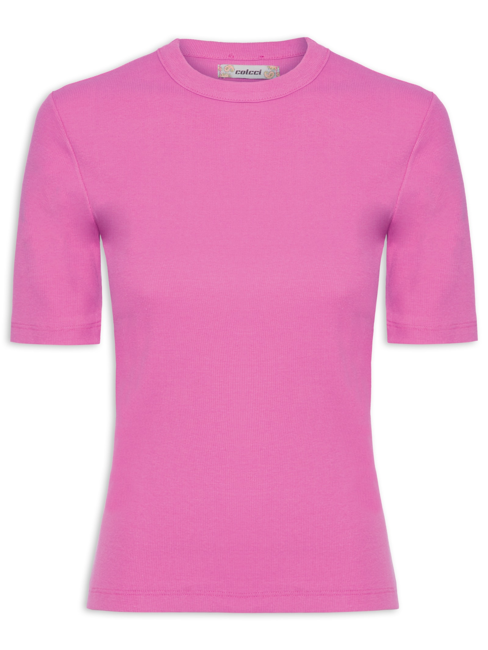 Blusa Feminina Canelada Rosa Colcci