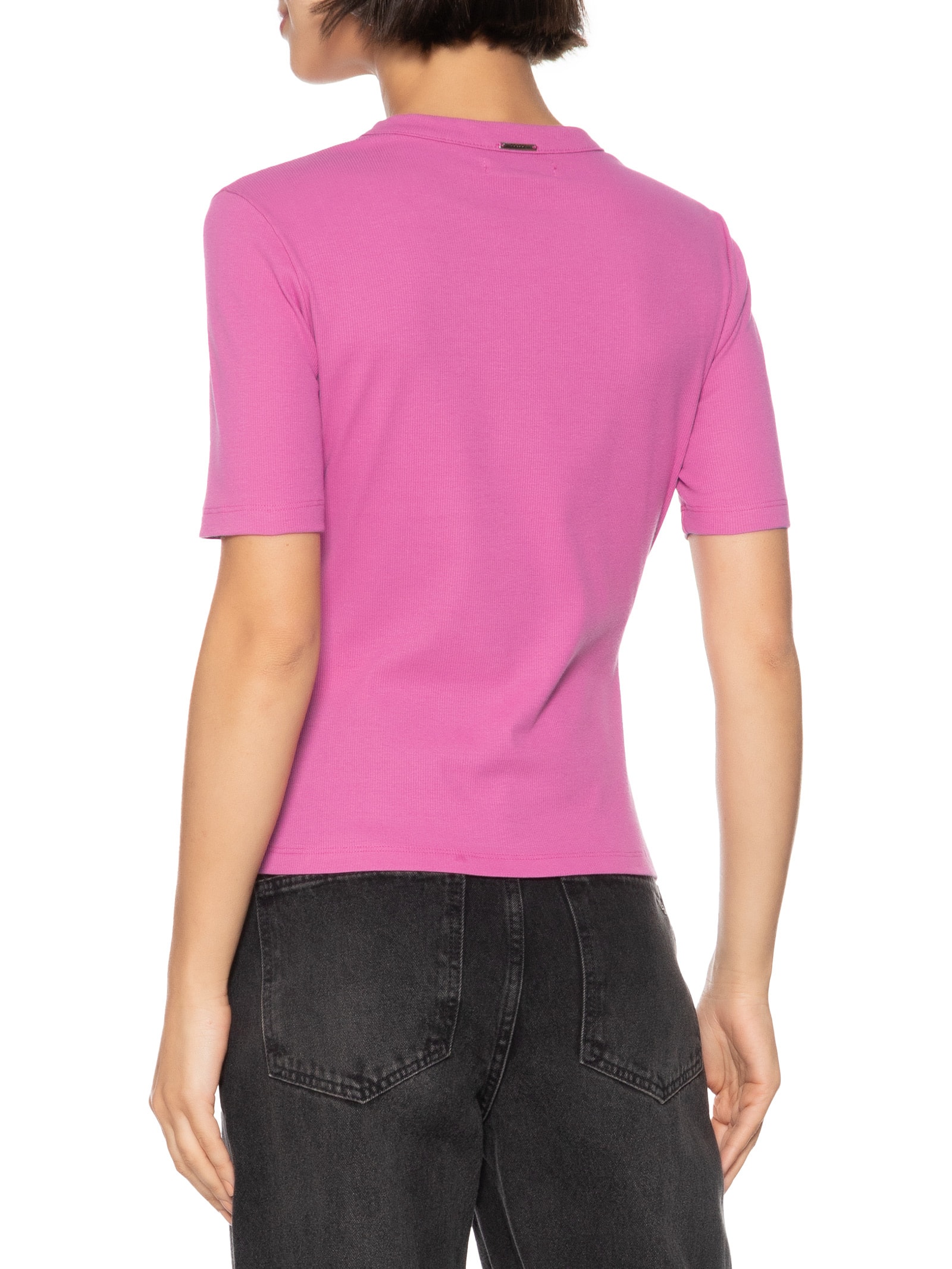 Blusa Feminina Canelada Rosa Colcci