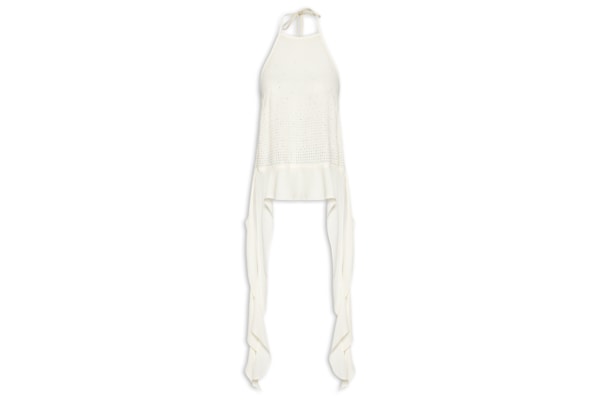 Blusa Feminina Cava Francesa Com Aplicação - Off White