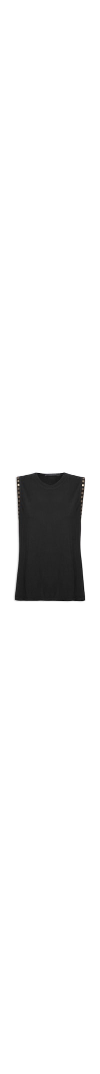 Blusa Feminina Cava Metal - Preto