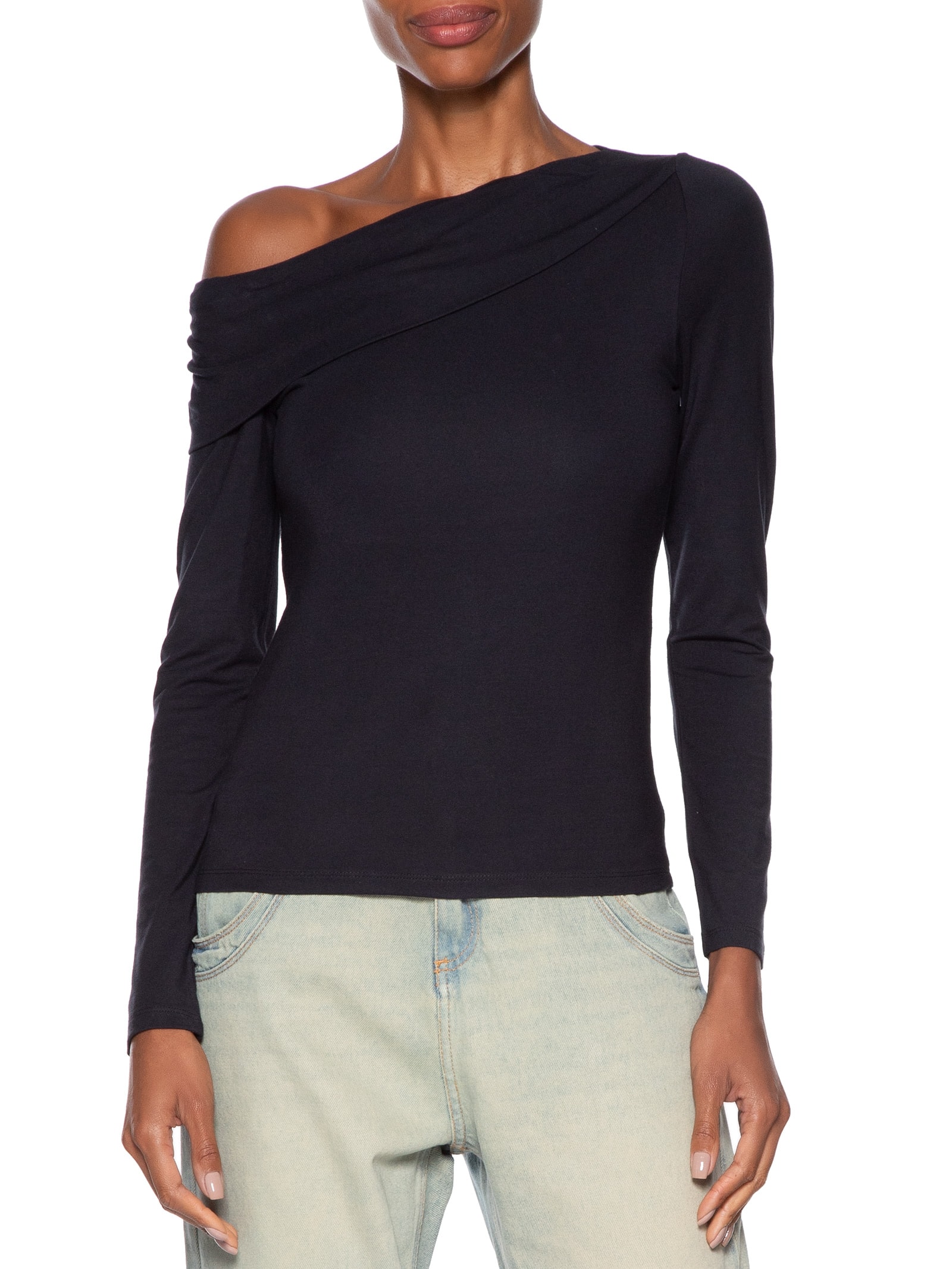 Blusa Feminina Clara Off The Shoulder Preto Levi's
