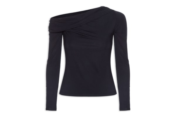 Blusa Feminina Clara Off The Shoulder - Preto