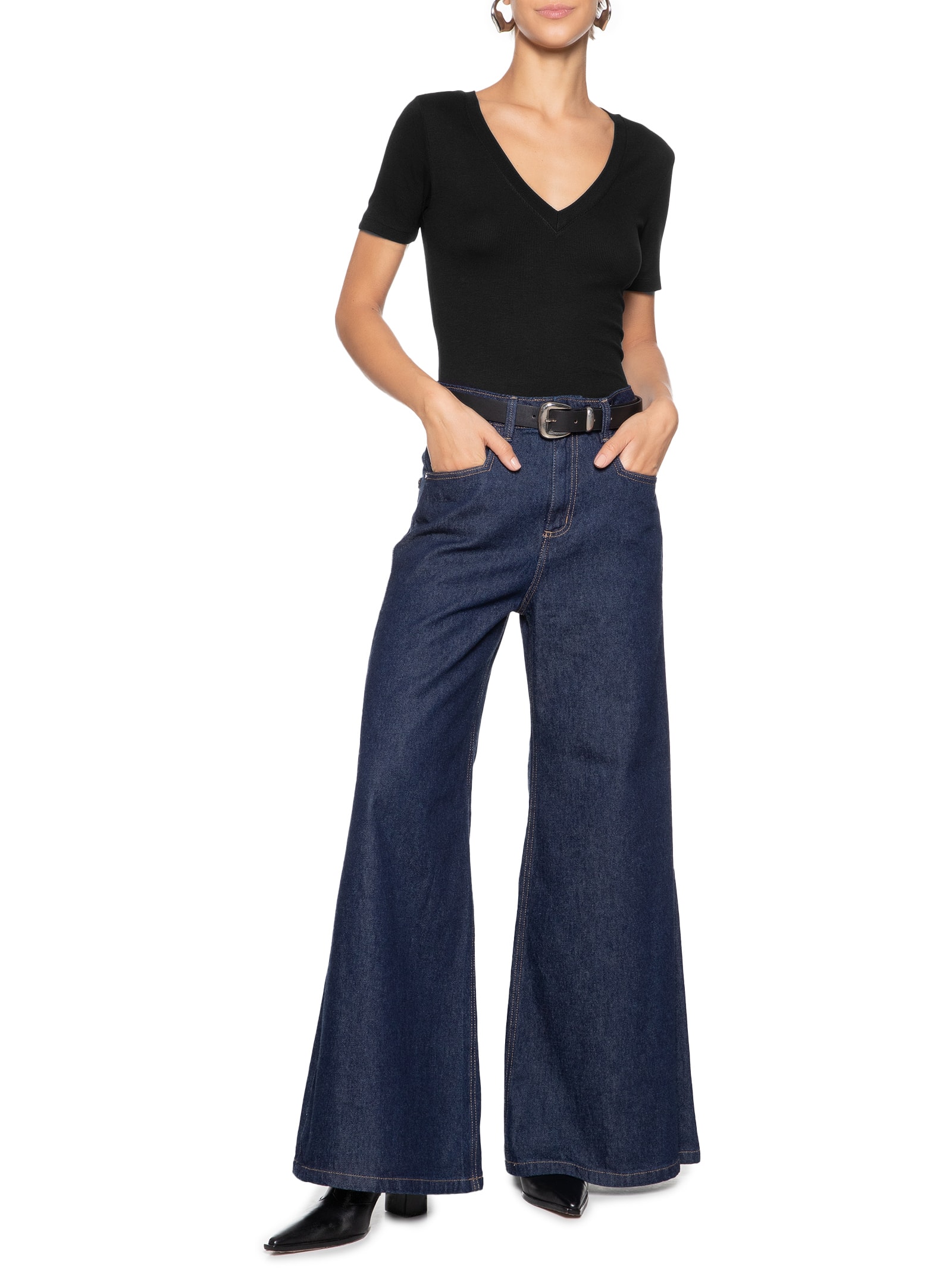 Blusa Feminina Clarice Preto Le Lis