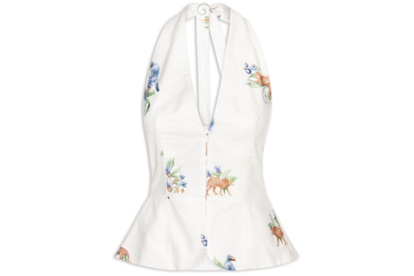 Blusa Feminina Colete Aninha - Branco