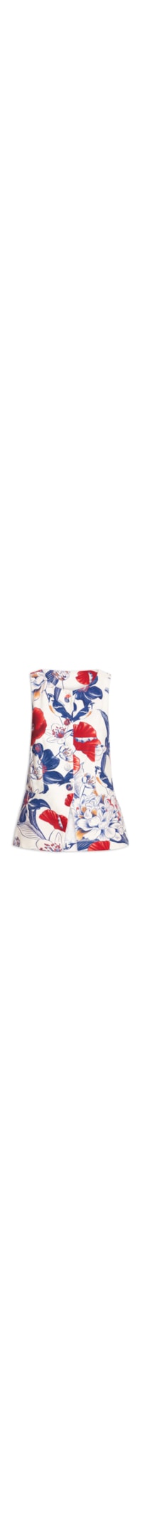 Blusa Feminina Colete Floral Vera - Branco