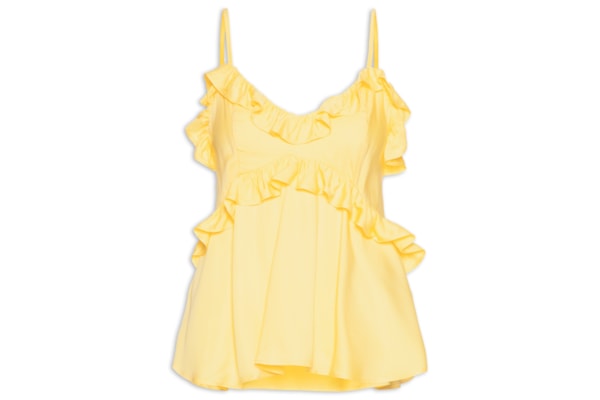 Blusa Feminina Com Alças - Amarelo