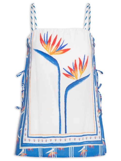 Blusa Feminina Com Alças – Azul