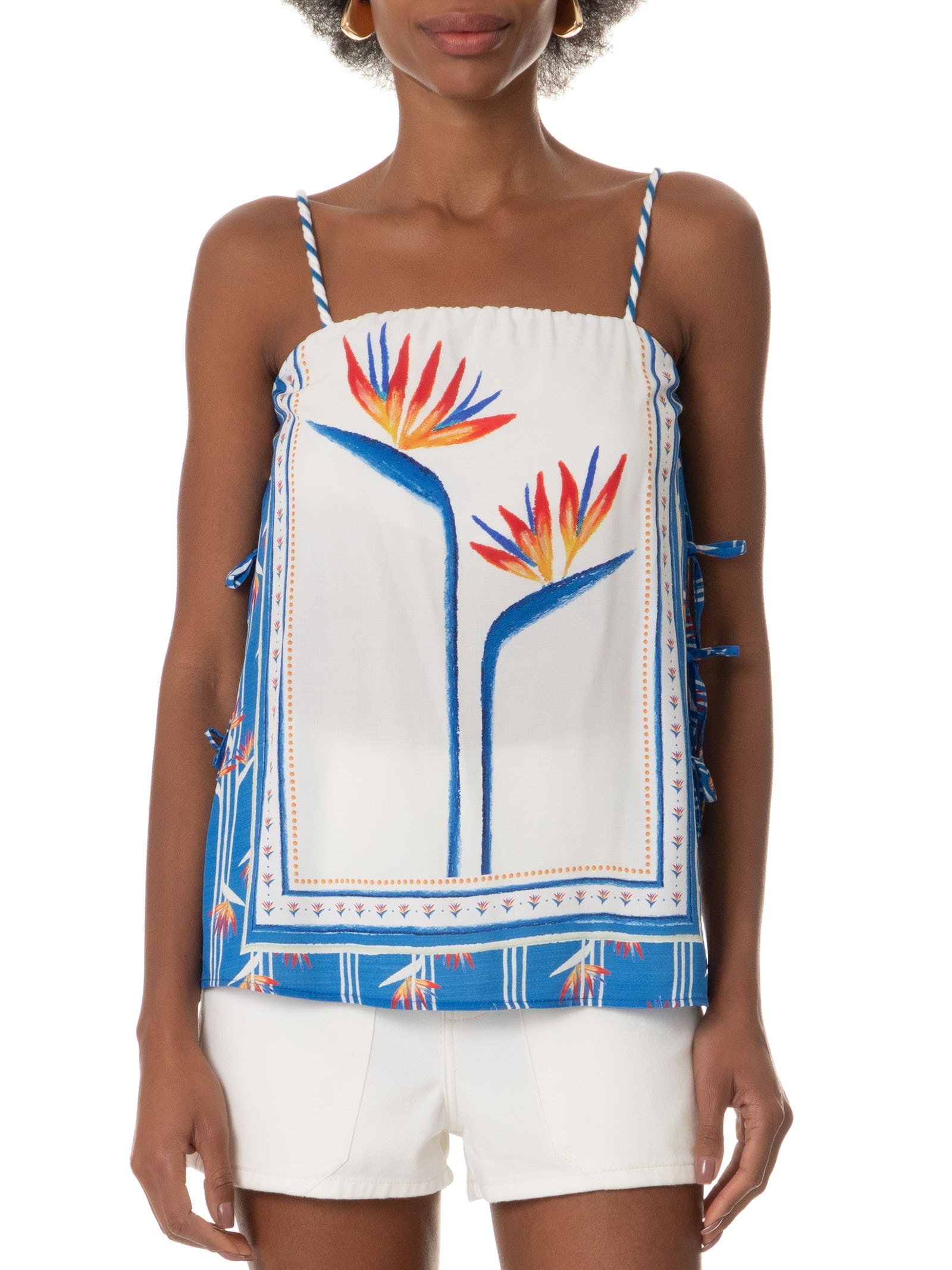 Blusa Feminina Com Alças Azul Lez A Lez