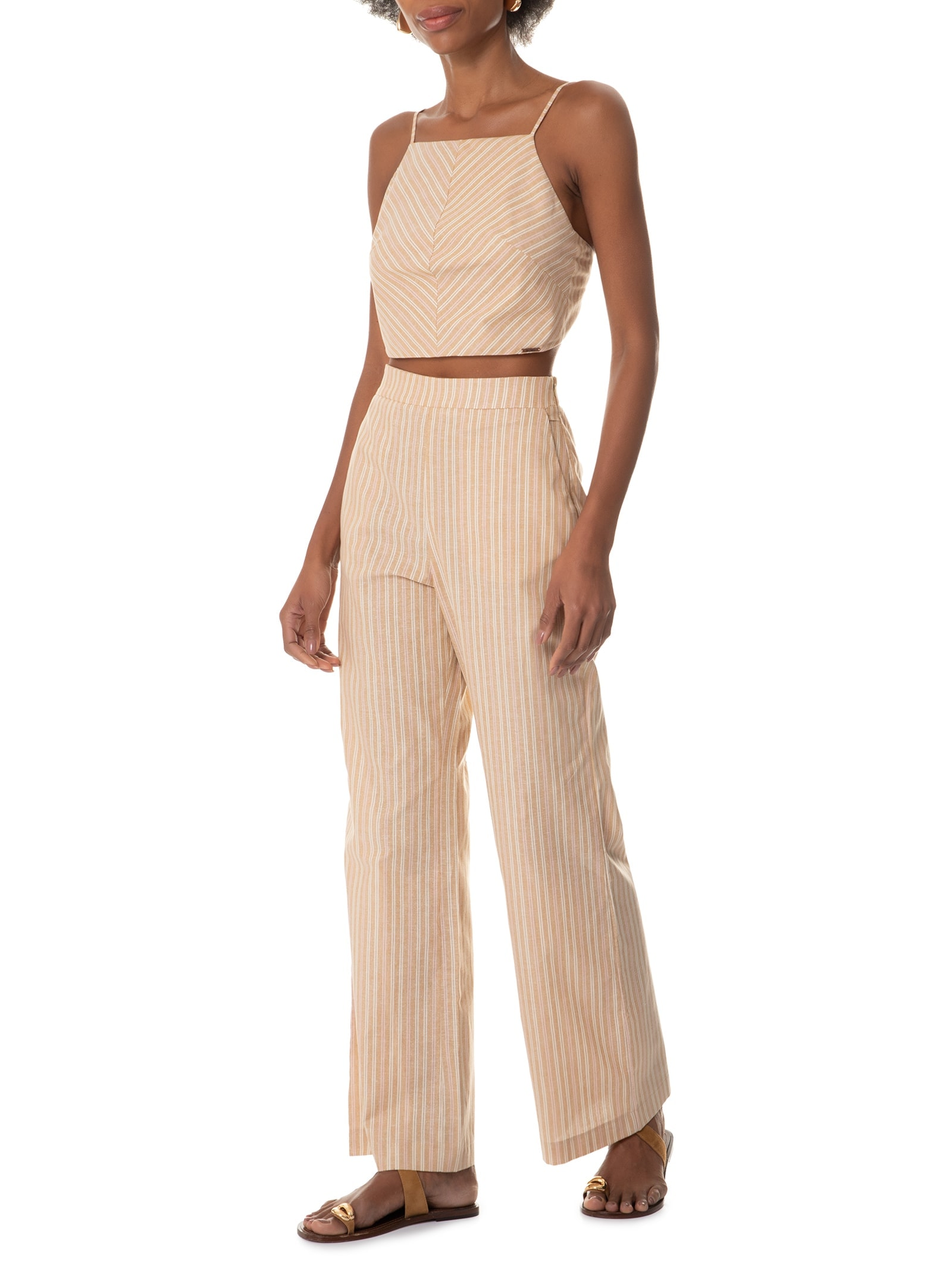 Blusa Feminina Com Alças Marrom Lez A Lez