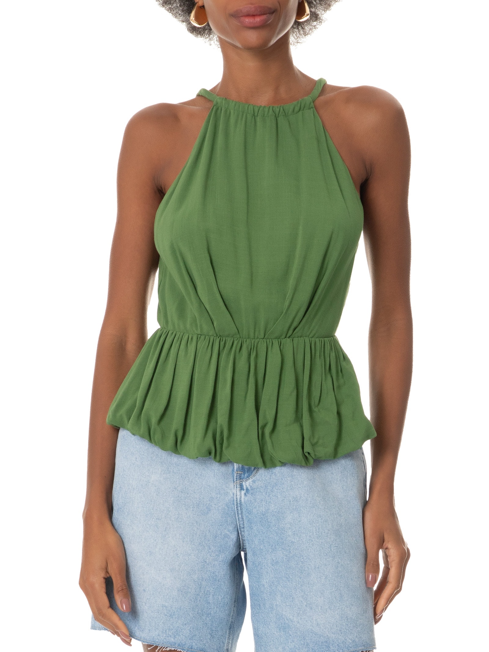 Blusa Feminina Com Alças Verde Lez A Lez