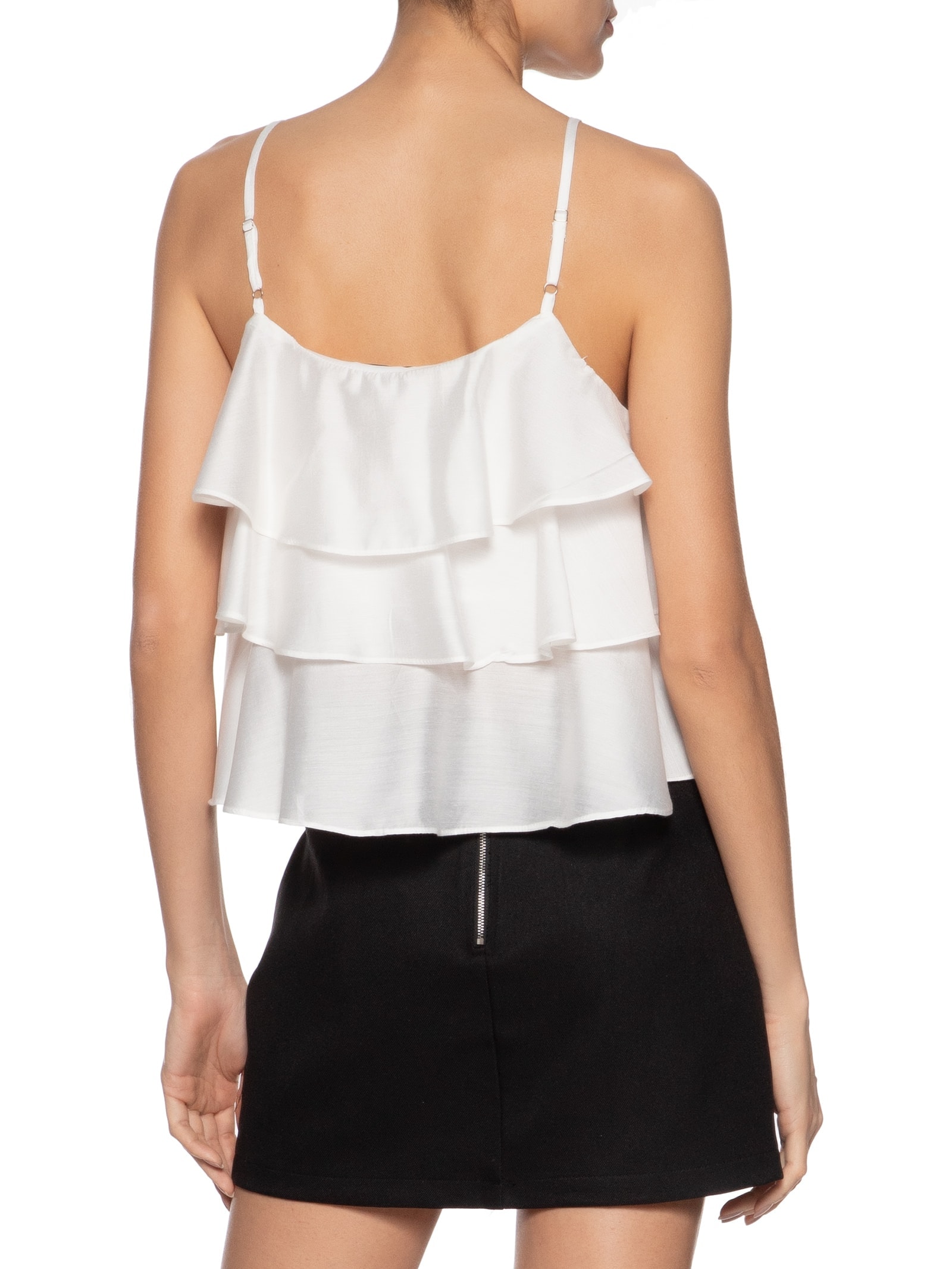 Blusa Feminina Com Babados Off White Market 33