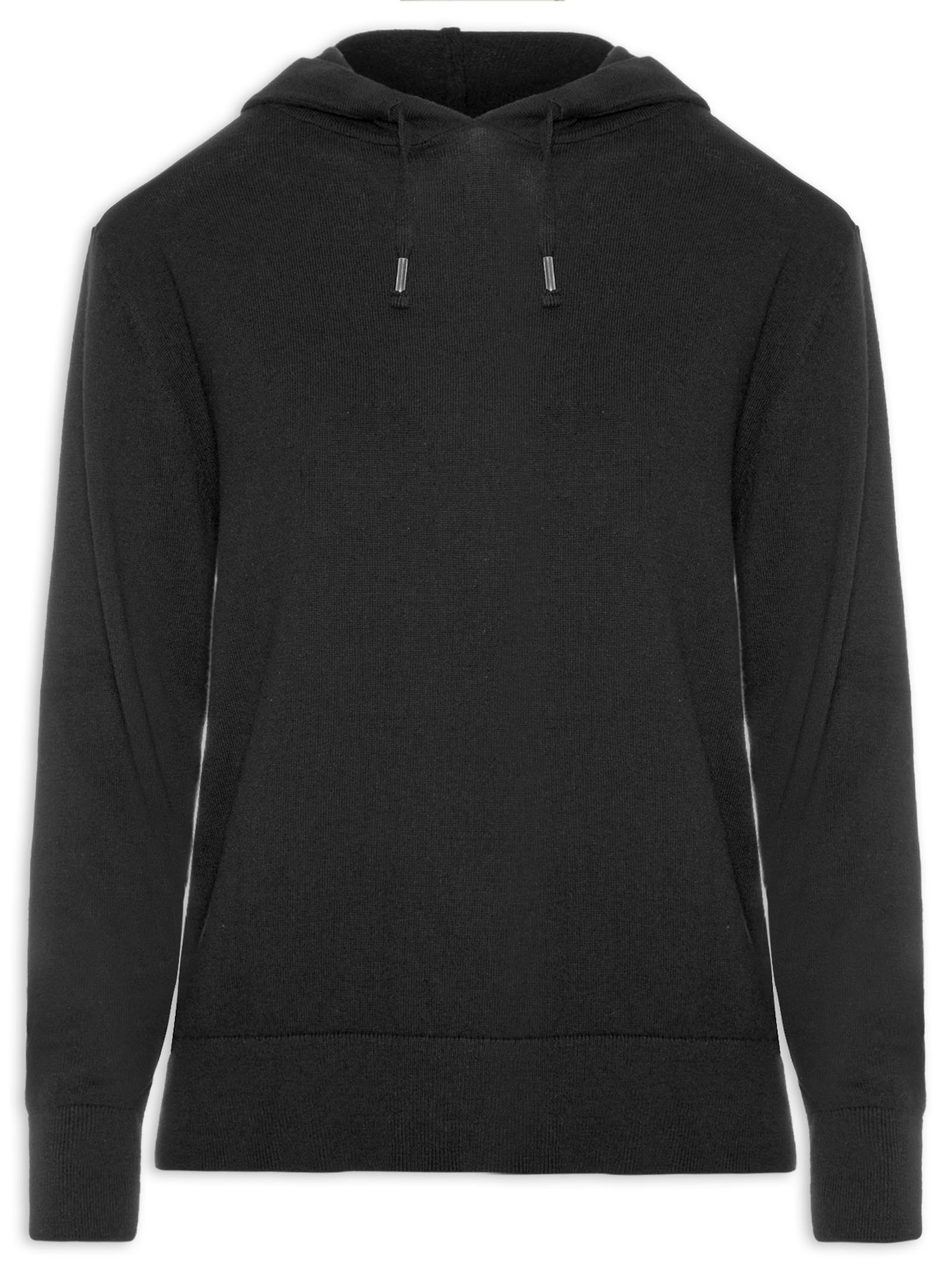 Blusa Feminina Com Capuz Preto Hering