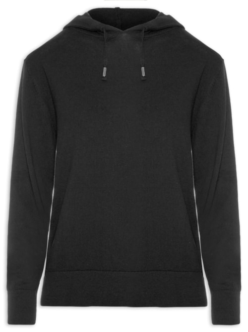 Blusa Feminina Com Capuz – Preto