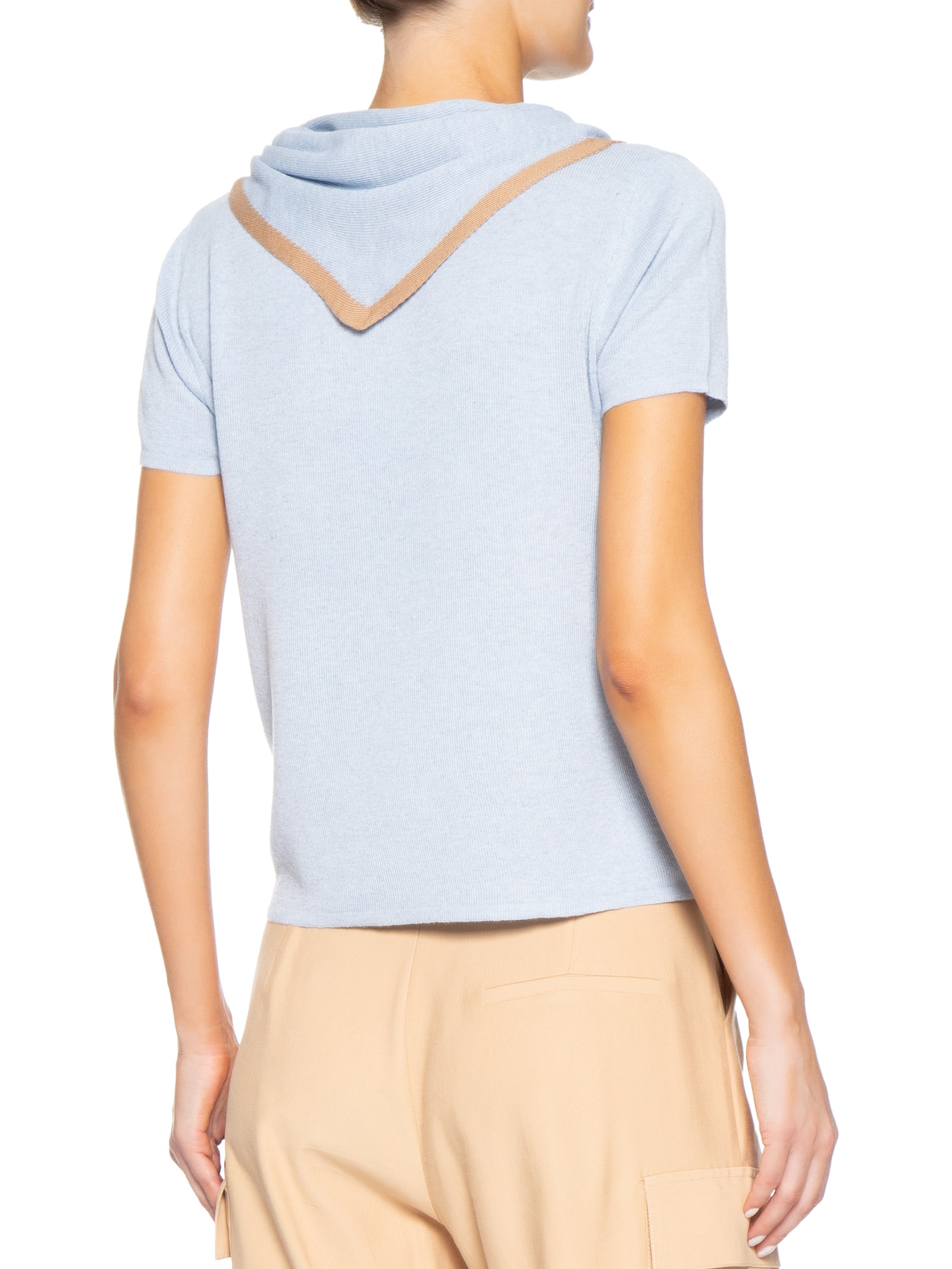 Blusa Feminina Com Detalhe De Amarração Azul '2Essential