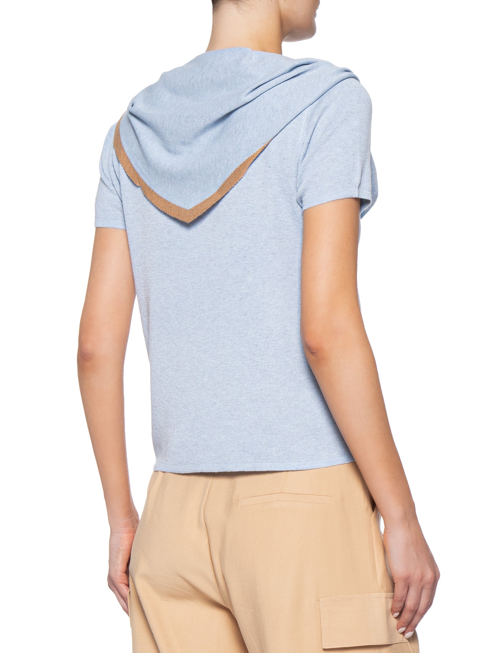 Blusa Feminina Com Detalhe De Amarração Azul '2Essential
