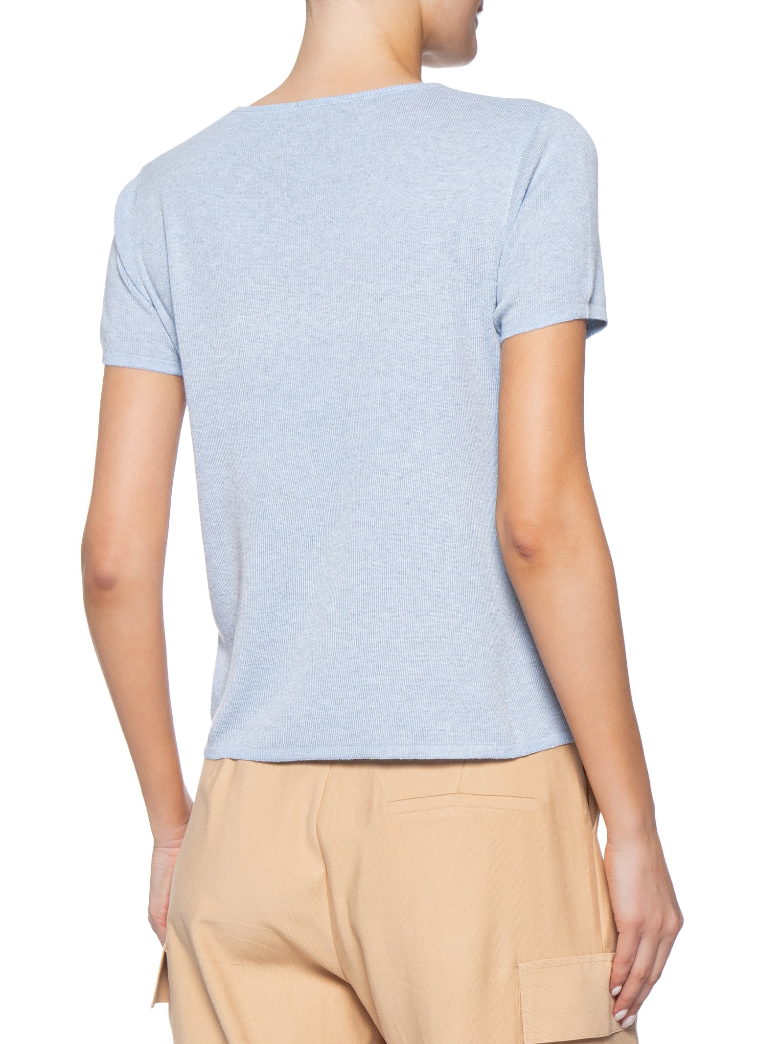 Blusa Feminina Com Detalhe De Amarração Azul '2Essential