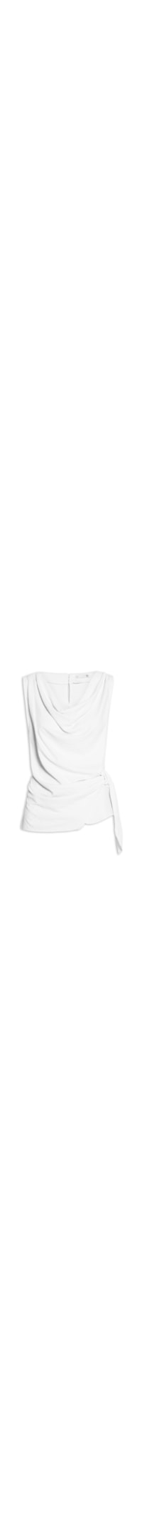 Blusa Feminina Com Detalhe Frontal - Branco
